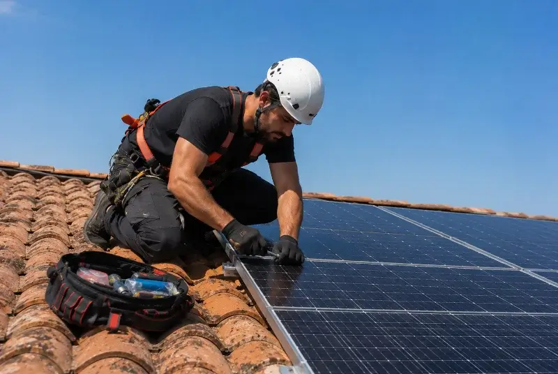 Maintenance et monitoring de panneaux solaires à Saint-Chinian