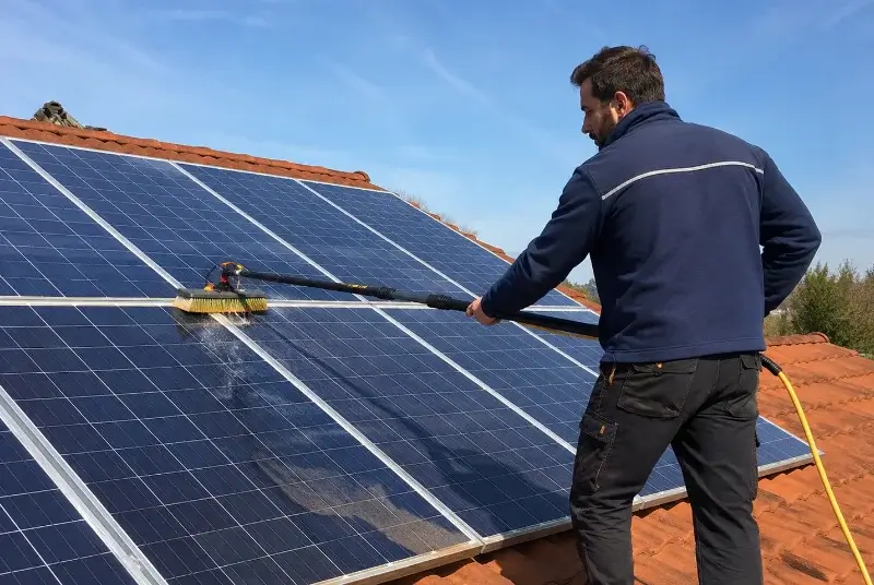 Nettoyage et entretien de panneaux solaires à Saint-Chinian